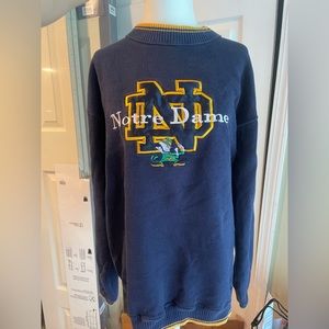 Notes Dame vintage crewneck
